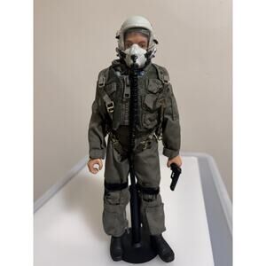 GI JOE 12" FAO Schwarz F15E Pilot Pre-Owned VG Condition